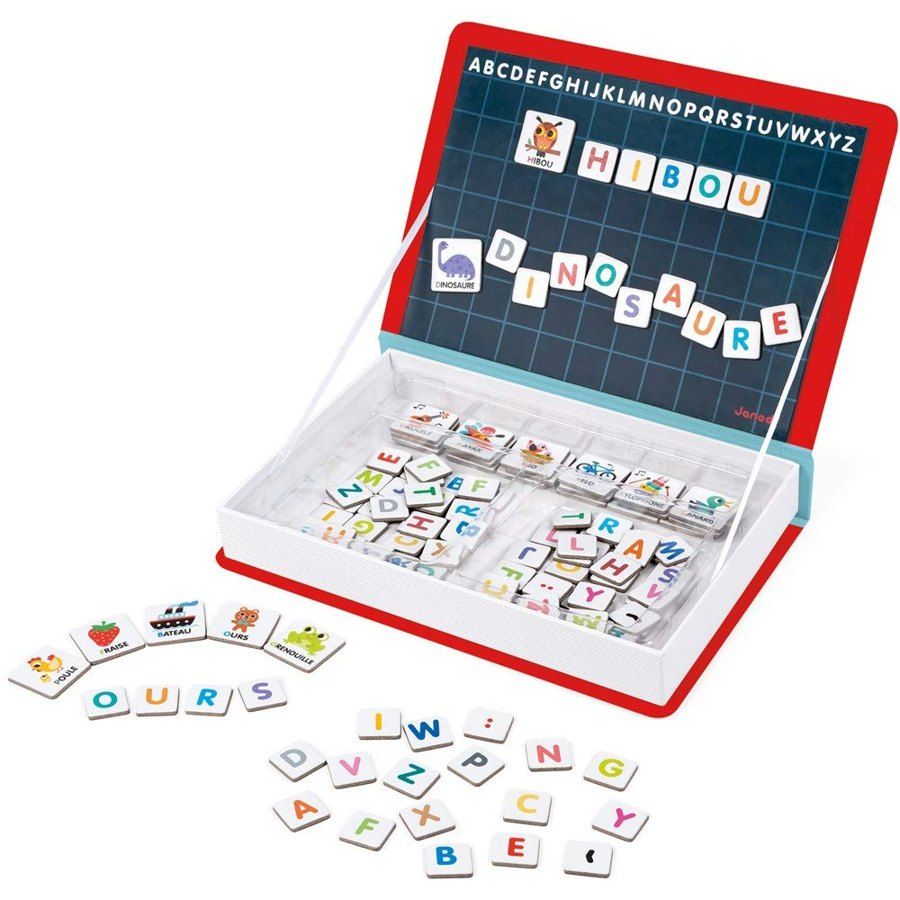 Alphabet magnétique en livre