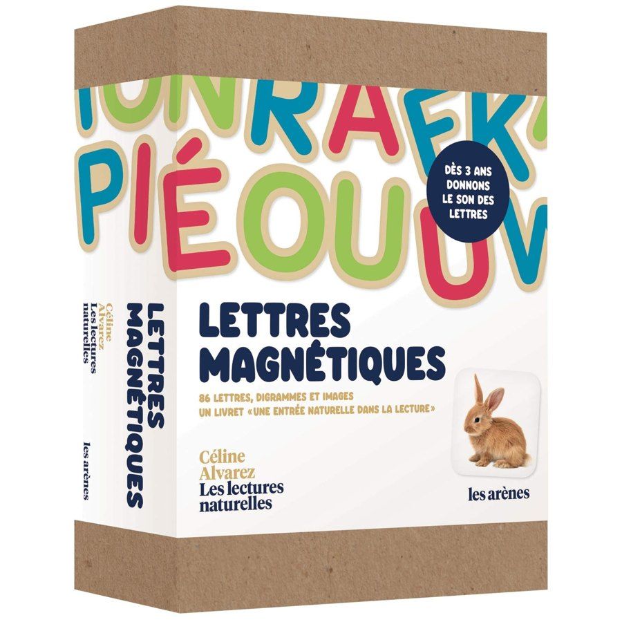Coffret de lettres magnétiques