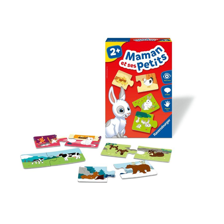 Jeu d'association Maman et ses petits