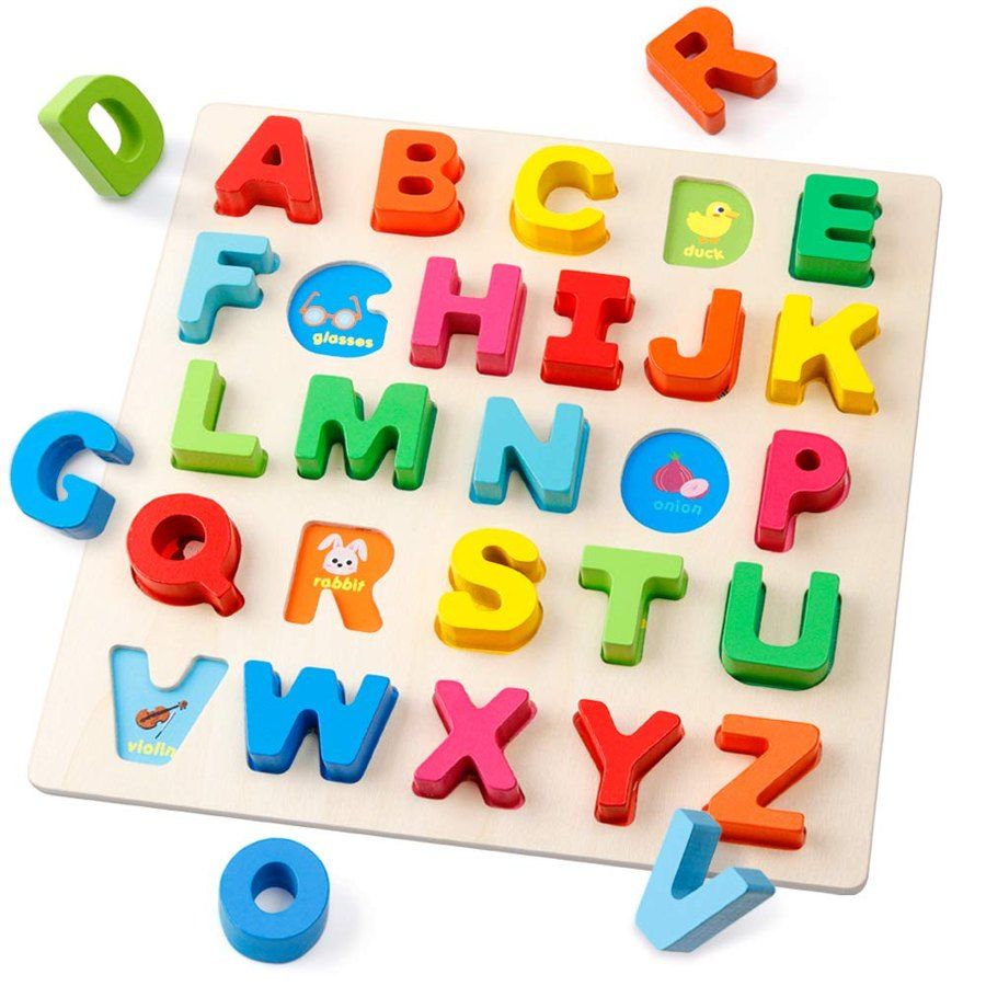 Puzzle alphabet en bois
